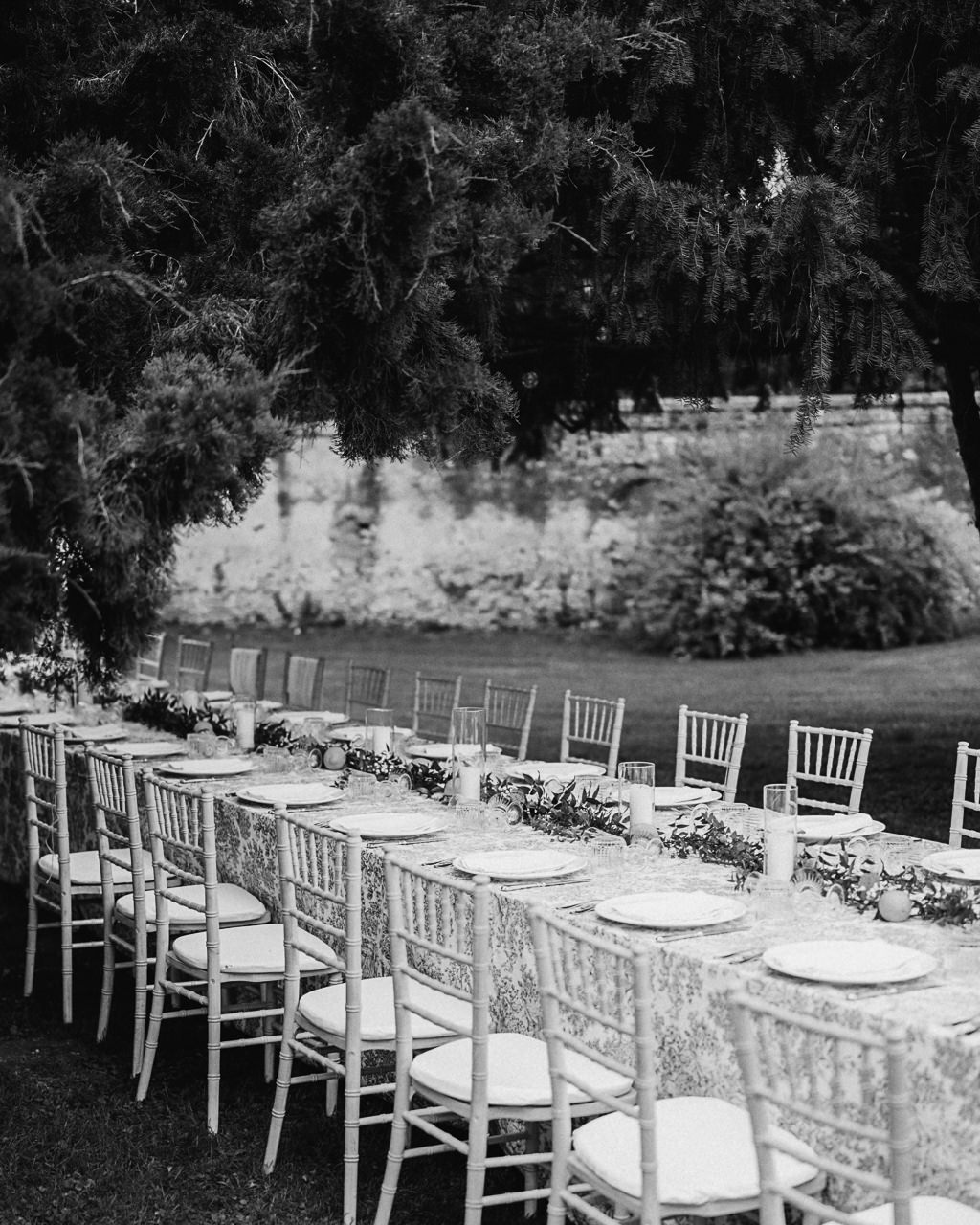 wedding, table, italy, lemons, old money